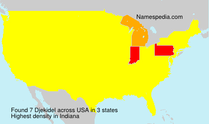 Surname Djekidel in USA Surname Djekidel in USA