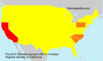 Surname Djenaba in USA Surname Djenaba in USA