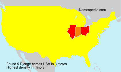 Surname Djenge in USA Surname Djenge in USA