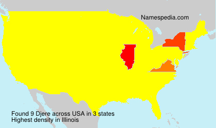 Surname Djere in USA Surname Djere in USA