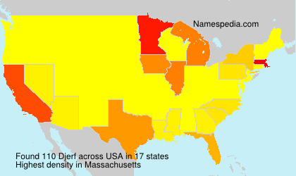 Surname Djerf in USA Surname Djerf in USA