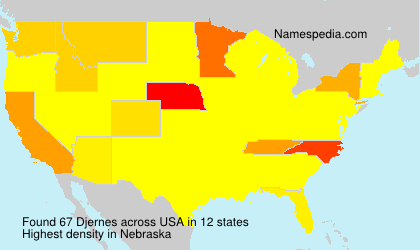 Surname Djernes in USA Surname Djernes in USA