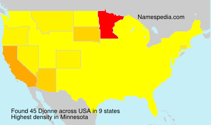 Surname Djonne in USA Surname Djonne in USA