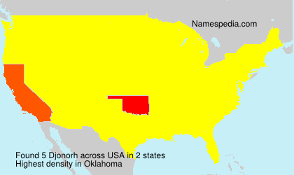 Surname Djonorh in USA Surname Djonorh in USA
