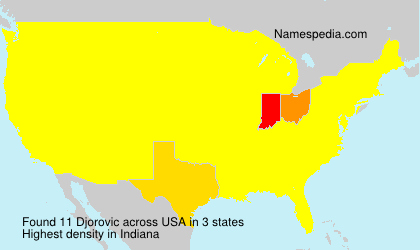 Surname Djorovic in USA Surname Djorovic in USA