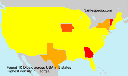 Surname Djozic in USA