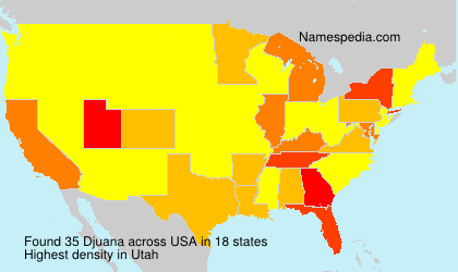 Surname Djuana in USA Surname Djuana in USA
