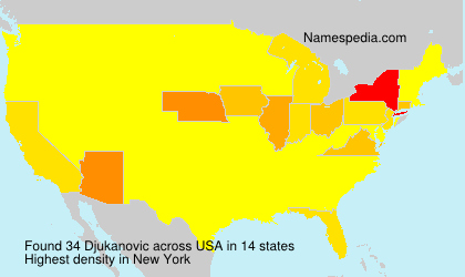 Surname Djukanovic in USA Surname Djukanovic in USA