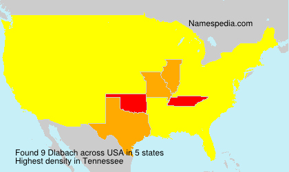 Surname Dlabach in USA Surname Dlabach in USA