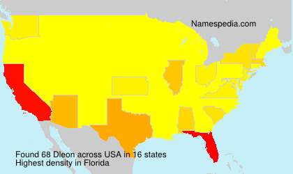 Surname Dleon in USA