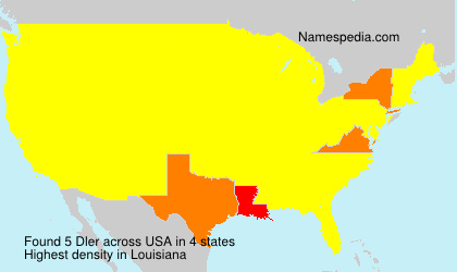 Surname Dler in USA