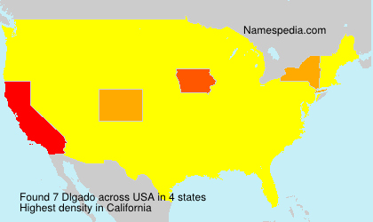 Surname Dlgado in USA Surname Dlgado in USA
