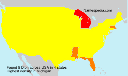 Surname Dlon in USA Surname Dlon in USA