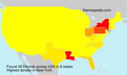 Surname Dloniak in USA