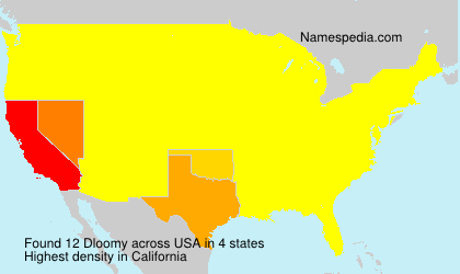 Surname Dloomy in USA