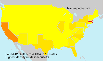 Surname Dlott in USA