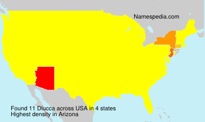 Surname Dlucca in USA