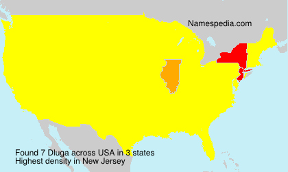 Surname Dluga in USA