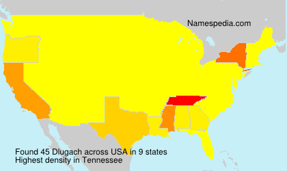 Surname Dlugach in USA
