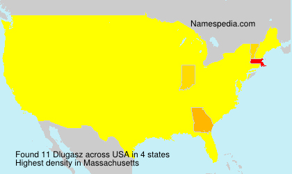 Surname Dlugasz in USA