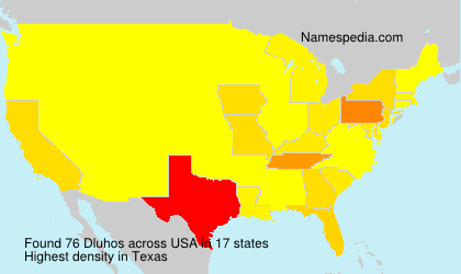 Surname Dluhos in USA