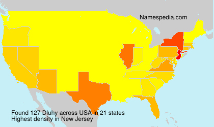 Surname Dluhy in USA