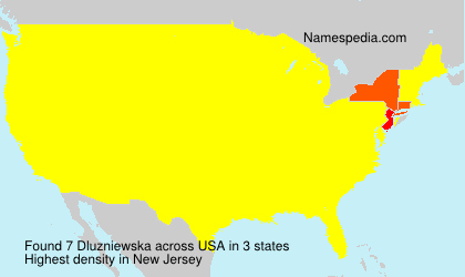 Surname Dluzniewska in USA