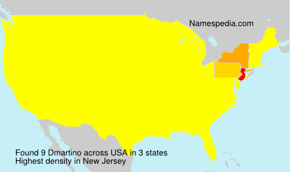 Surname Dmartino in USA