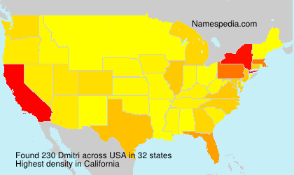 Surname Dmitri in USA