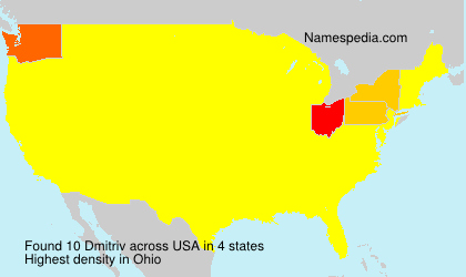 Surname Dmitriv in USA