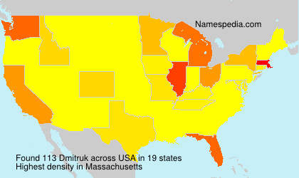 Surname Dmitruk in USA Surname Dmitruk in USA