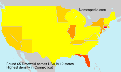 Surname Dmowski in USA