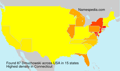 Surname Dmuchowski in USA