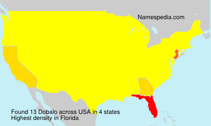 Surname Dobalo in USA Surname Dobalo in USA