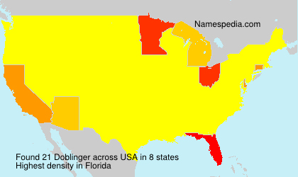 Surname Doblinger in USA Surname Doblinger in USA