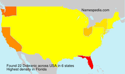 Surname Dobranic in USA Surname Dobranic in USA