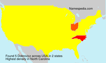 Surname Dobrovicz in USA Surname Dobrovicz in USA
