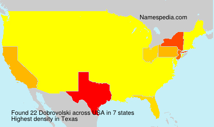 Surname Dobrovolski in USA Surname Dobrovolski in USA