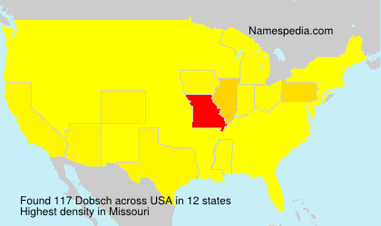 Surname Dobsch in USA Surname Dobsch in USA