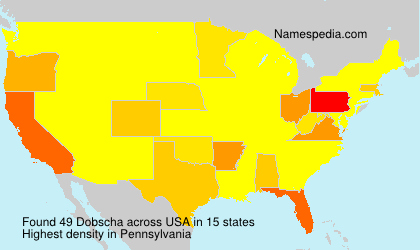 Surname Dobscha in USA Surname Dobscha in USA