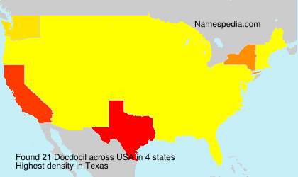 Surname Docdocil in USA Surname Docdocil in USA