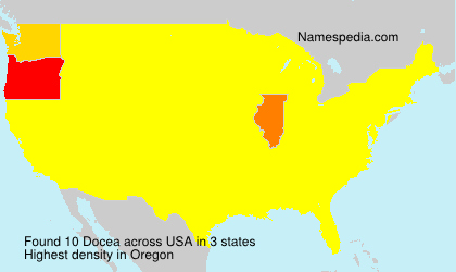 Surname Docea in USA Surname Docea in USA