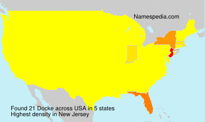 Surname Docke in USA Surname Docke in USA