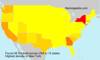 Surname Dockrell in USA Surname Dockrell in USA
