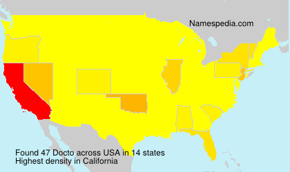 Surname Docto in USA Surname Docto in USA
