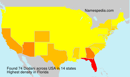 Surname Dodani in USA Surname Dodani in USA