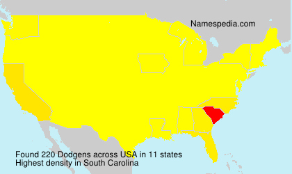 Surname Dodgens in USA Surname Dodgens in USA