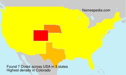 Surname Dodot in USA Surname Dodot in USA