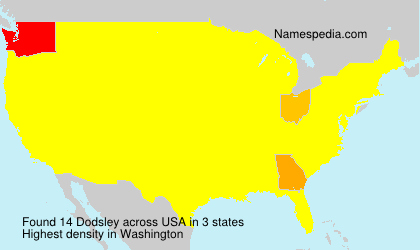 Surname Dodsley in USA Surname Dodsley in USA