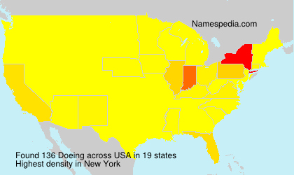 Surname Doeing in USA Surname Doeing in USA